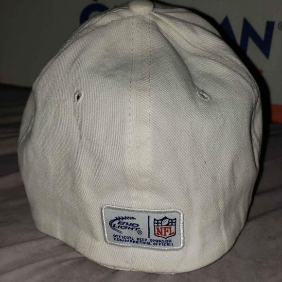 Vintage football Chicago Bears Hat cap casquette Official beer Sponsor Bud Light - Picture 2 of 5